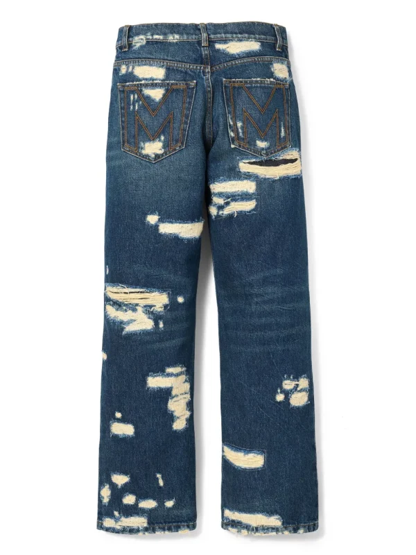 Distressed Straight-Leg Jeans - Image 6