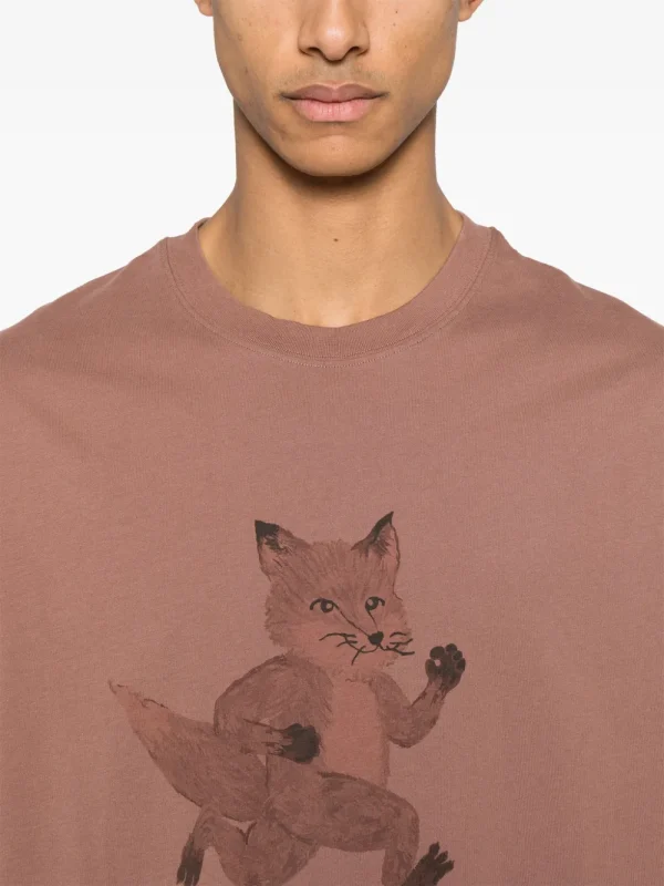 Speedy Fox-Print T-Shirt - Image 4