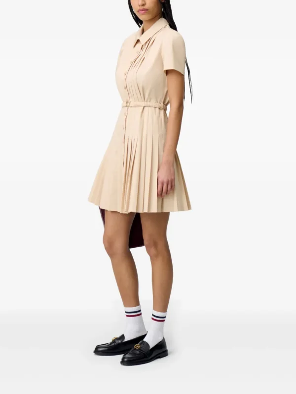 Pleated Mini Dress - Image 3
