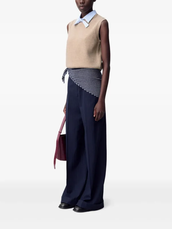 Sleeveless Wool Top - Image 3